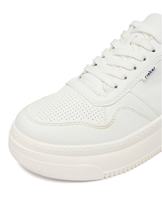 Rieker Sneakersy Rieker M7811-80 Bílá