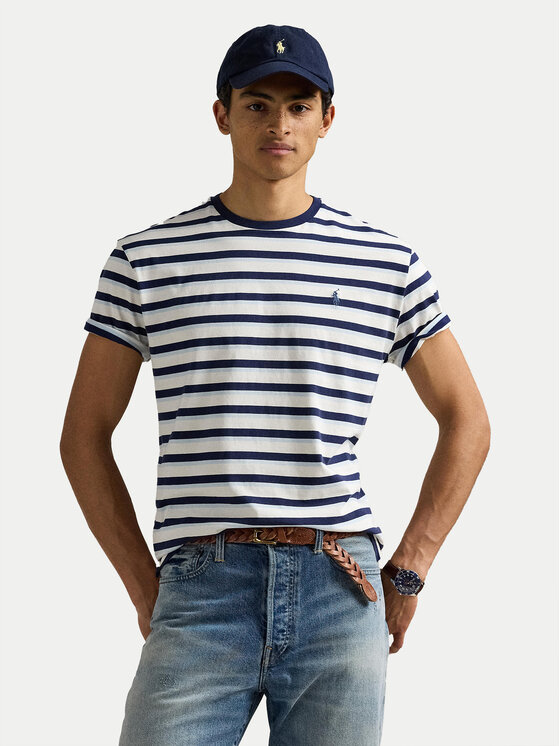 Polo Ralph Lauren Polo Ralph Lauren T-Shirt 710964719001 Λευκό Classic Fit