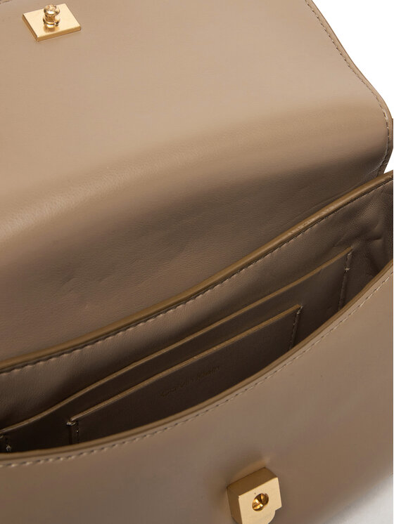 Calvin Klein Torebka Calvin Klein Ck Brushed Flap Camera Bag LV04F3409G Beżowy