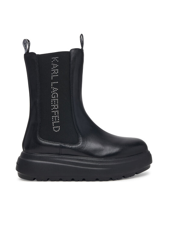 KARL LAGERFELD Μποτάκια με λάστιχο KARL LAGERFELD Katya KL46660 Μαύρο