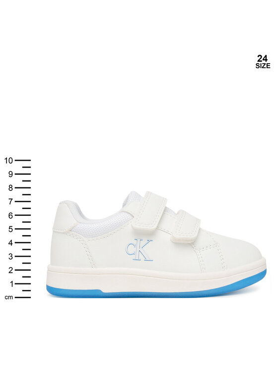 Calvin Klein Sneakersy Calvin Klein Low Cut Velcro V1X9-83279-0040 M Biały