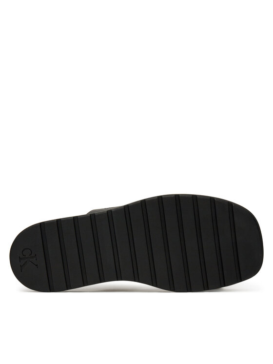 Calvin Klein Jeans Nazouváky Calvin Klein Jeans Rope Sandal Soft Lth Mg YW0YW01864 Černá