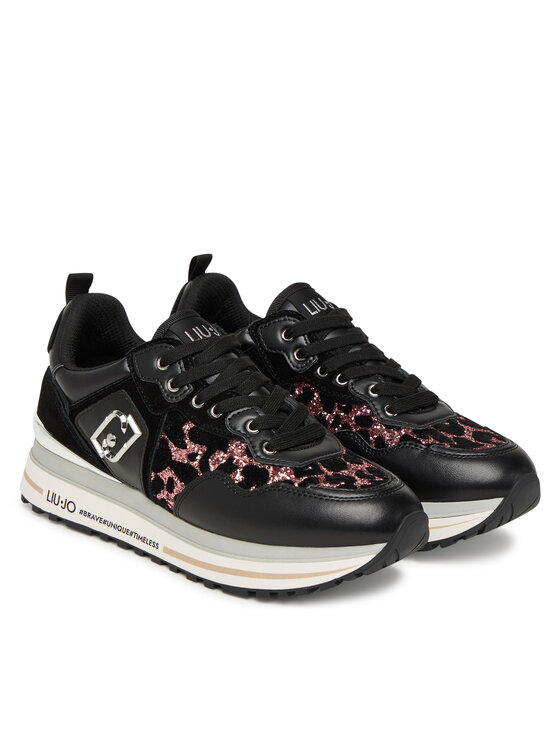 Liu Jo Sneakersy Liu Jo Maxi Wonder 01 BF5009 PX682 Czarny