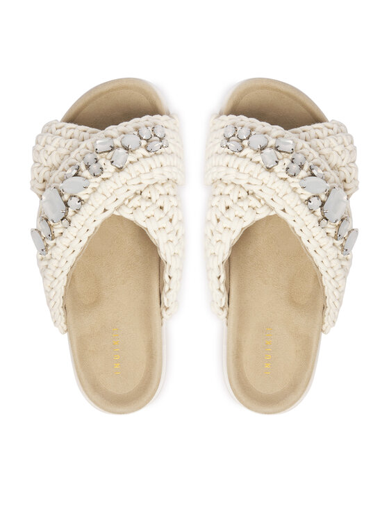 Inuikii Шльопанці Inuikii Woven Stones Platform 1004.005.0043 Білий