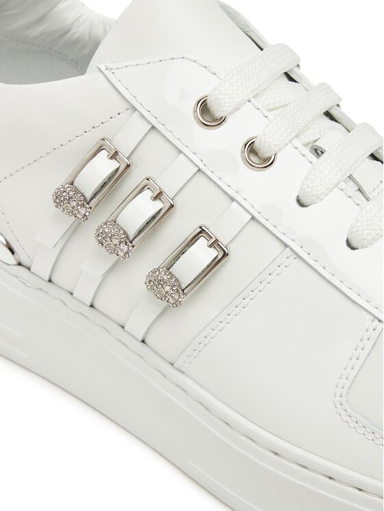 PHILIPP PLEIN Снікерcи PHILIPP PLEIN FAES WSC2780 PLE075N Білий