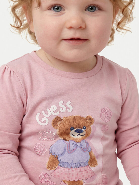 Guess Guess Блузка K6YI11 K3676 Рожевий Regular Fit