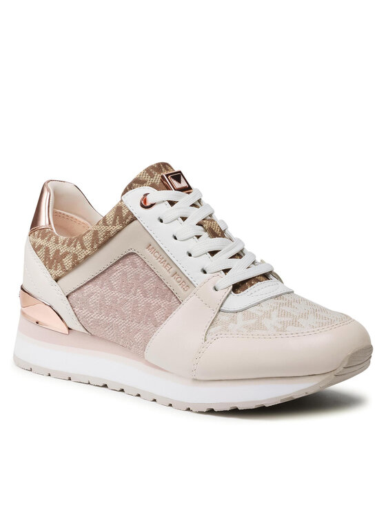 MICHAEL Michael Kors Sneakersy MICHAEL Michael Kors Billie Trainer 43T1BIFS1Y Beżowy