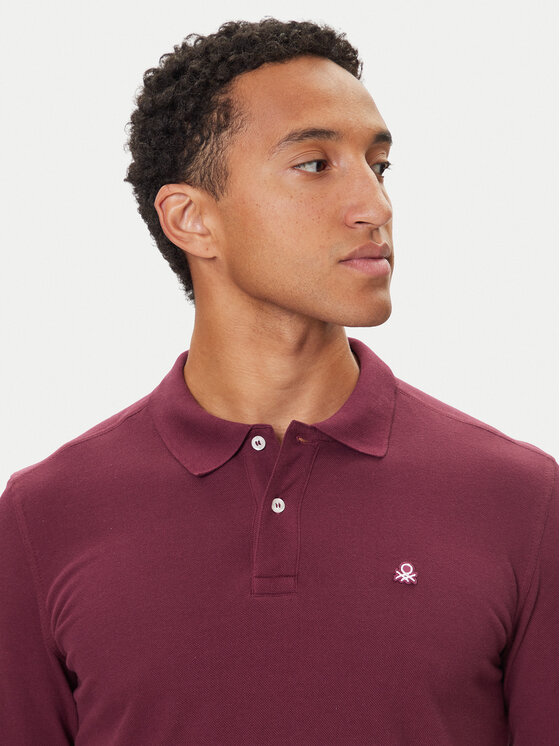 United Colors Of Benetton United Colors Of Benetton Поло 3089J3204 Фіолетовий Regular Fit