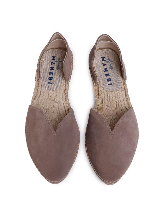 Manebi Εσπαντρίγιες Manebi Open-Side Flats K 1.9 O0 Καφέ
