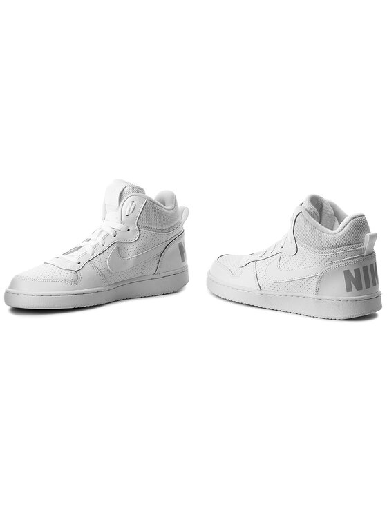 Nike Tenisice Nike Court Borough Mid (GS) 839977 100 Bijela