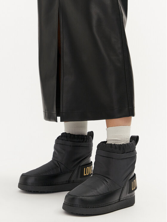 LOVE MOSCHINO Μπότες Χιονιού LOVE MOSCHINO JA24972G0LEB000A Μαύρο