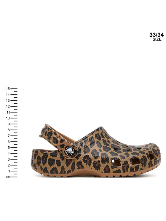 Crocs Шльопанці Crocs Classic Animal Clog 211881 Коричневий