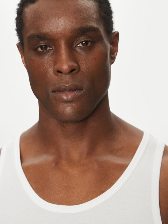 Calvin Klein Underwear Calvin Klein Underwear Σετ τιραντάκια Tank 3Pk LV00NB4184 Λευκό Slim Fit