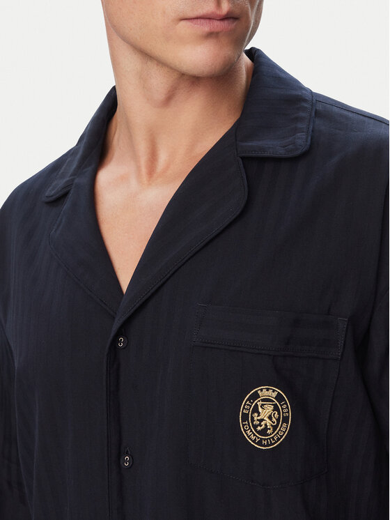 Tommy Hilfiger Tommy Hilfiger Pijama UM0UM04025 Azul marino Relaxed Fit