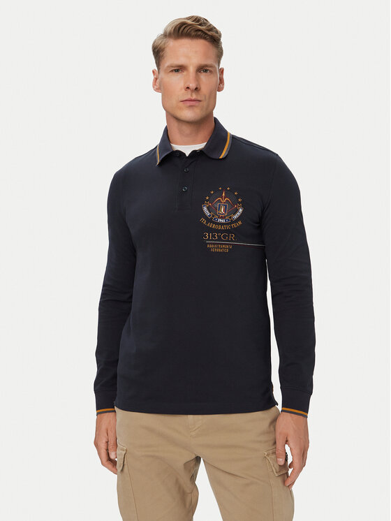 Aeronautica Militare Aeronautica Militare Polo 262PO1942UP00400 Azul marino Regular Fit