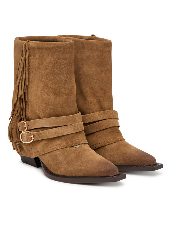 Steve Madden Kowbojki Steve Madden Hadly 11005190 Brązowy ciemny