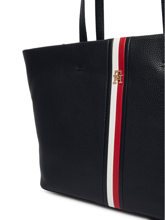 Tommy Hilfiger Bolso Tommy Hilfiger Th Corp Ess Tote AW0AW19334 Azul marino