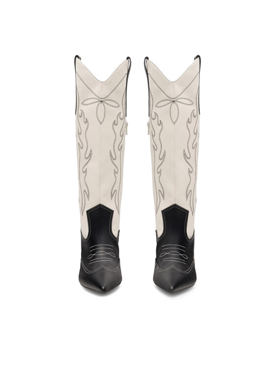 Nine West Kaubojske čizme Nine West ZARIYA 909001 Crna