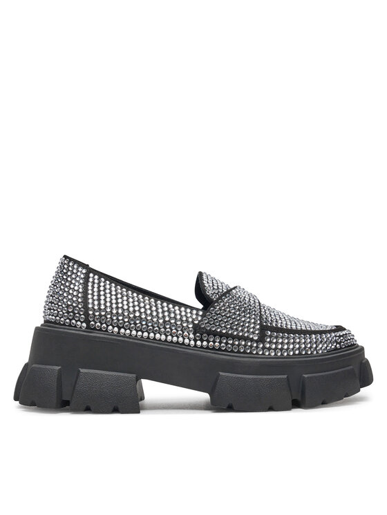 Steve Madden Loafersy Steve Madden Trifecta_R SM11003506 Stříbrná