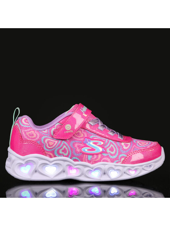 Skechers Sneakersy Skechers Heart Lights-Boogie Love 303257L/HPMT Ružová