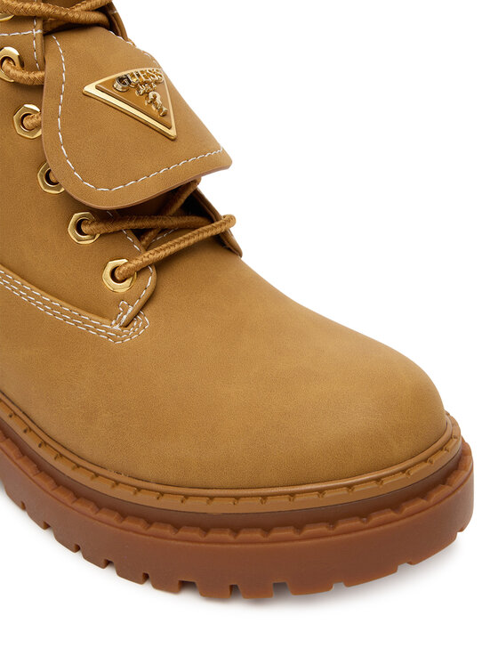 Guess Trapper stila apavi Guess FLTLVY ELE10 Bēšs