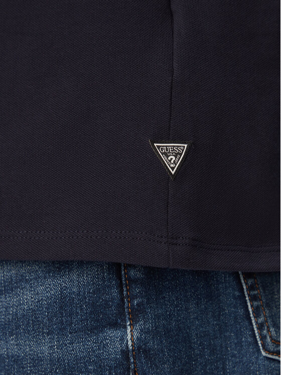 Guess Guess Polo M6YP28 K4475 Azul marino Slim Fit