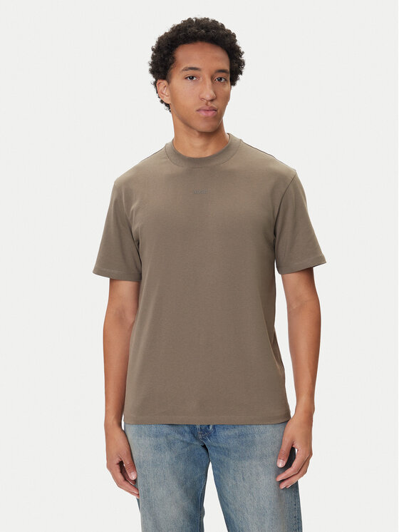 HUGO HUGO Camiseta Dapolino 50488330 Verde Relaxed Fit