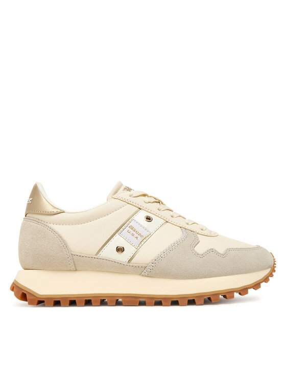 Blauer Sneakersy Blauer F5MILLEN03/LES Écru
