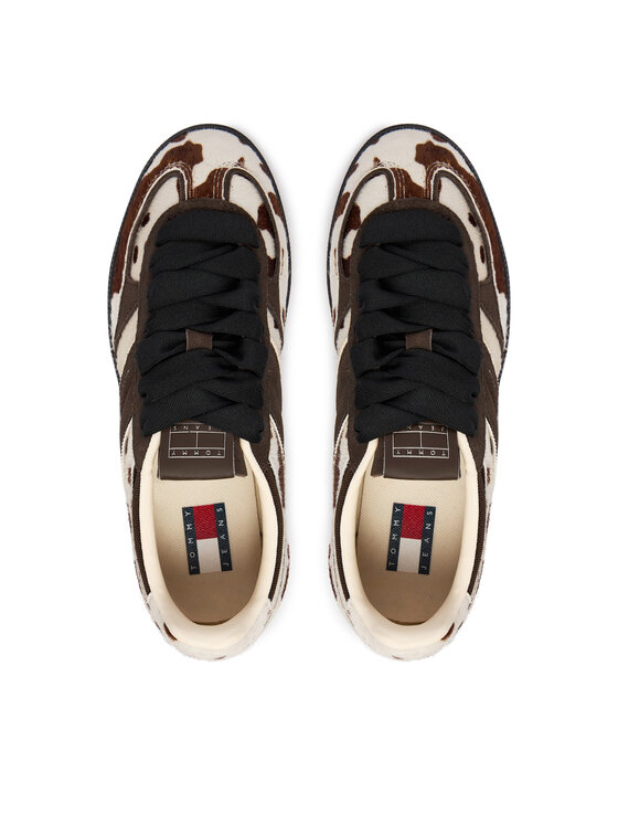 Tommy Jeans Αθλητικά Tommy Jeans The Greenwich Edge Calf Hair EN0EN03007 Καφέ