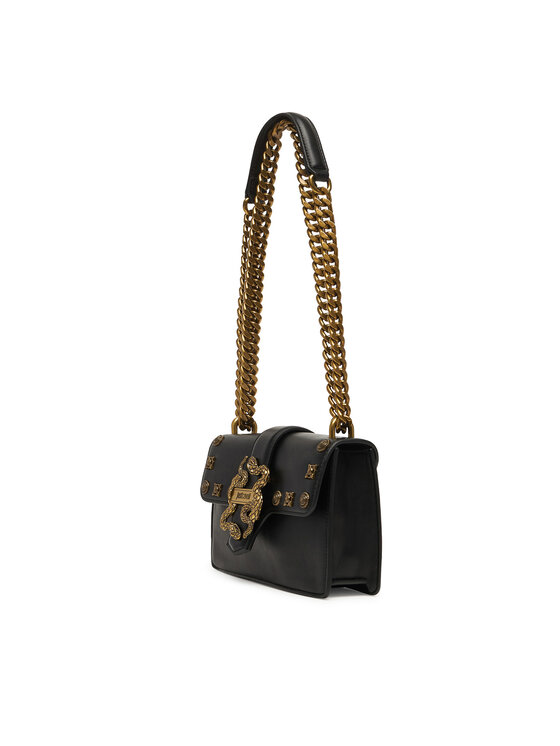 Just Cavalli Torbica Just Cavalli Iconic Snakes 81RA4BAF ZSE07 Crna
