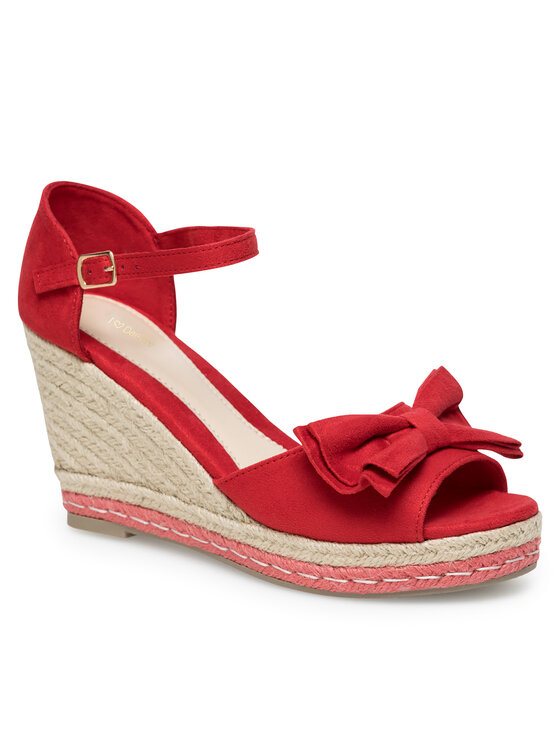 DeeZee Espadrile DeeZee WYL2710-02 Rdeča