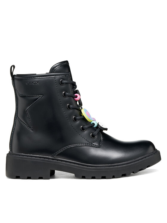 Geox Зимни обувки Geox J Casey Girl J9420G 000CN C9240 M Черен