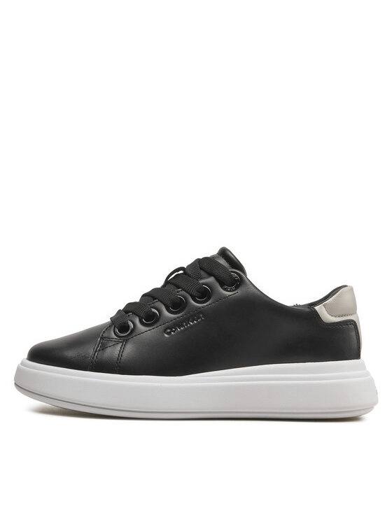Calvin Klein Laisvalaikio batai Calvin Klein Cupsole Lace Up Lth HW0HW02085 Juoda