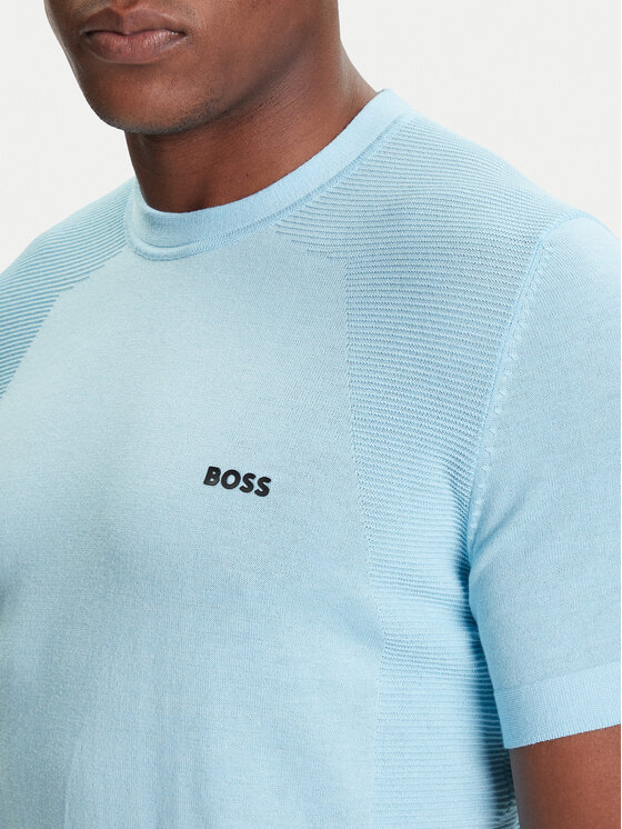 BOSS BOSS Camiseta K_Momentum 50541952 Celeste Regular Fit