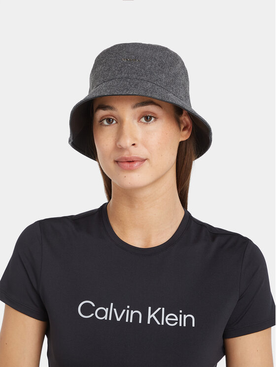Calvin Klein Kapelusz Calvin Klein Ck Must Wool Bucket Hat K60K611148 Szary