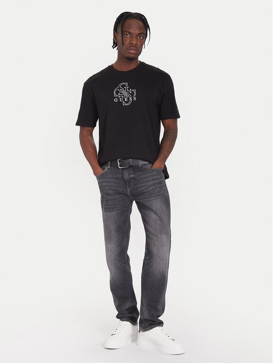 Guess Guess Camiseta M5BI76 I3Z14 Negro Relaxed Fit