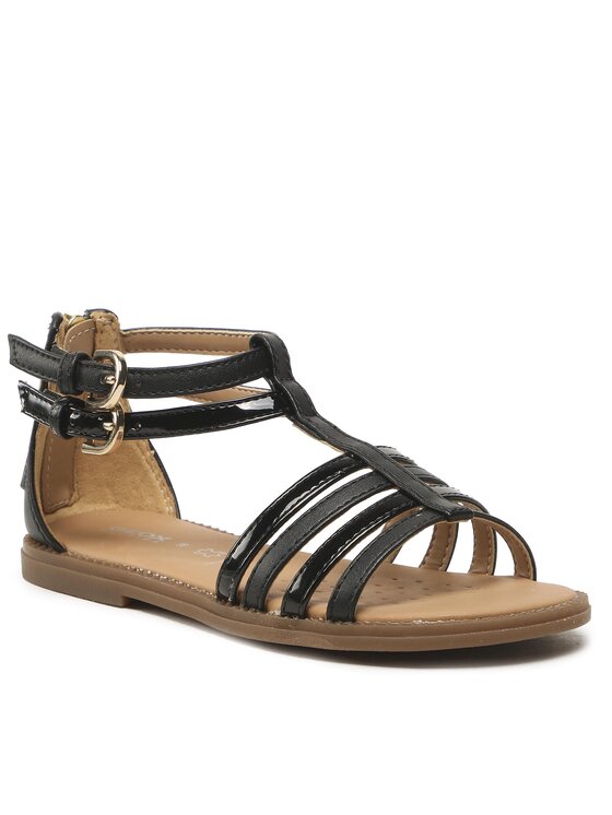 Geox Sandale Geox J Sandal Karly Girl J7235D05402C9999 S Negru