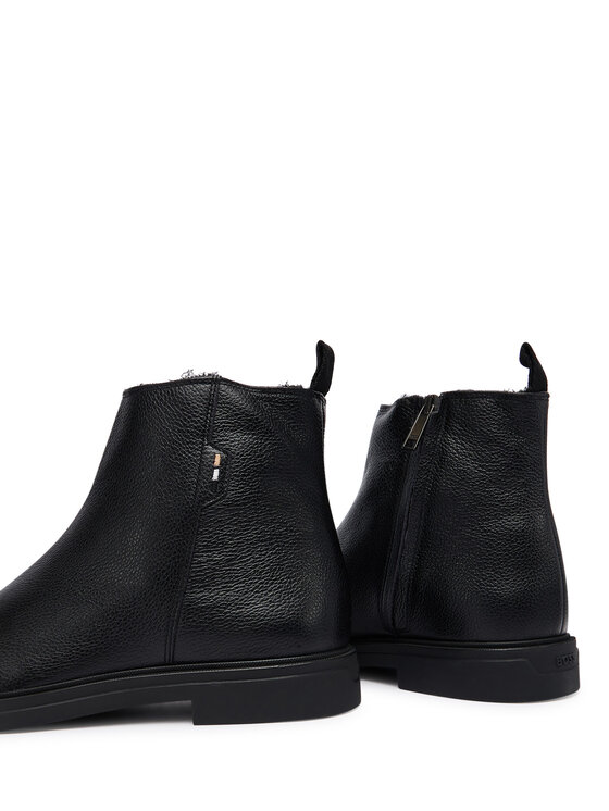 BOSS Īsie zābaki BOSS Calev 50552525 Melns