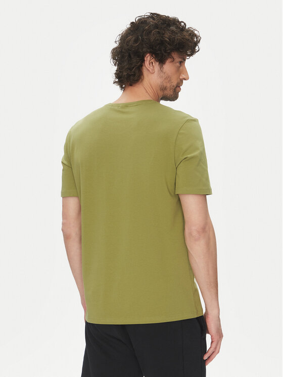 BOSS BOSS Футболка Mix&Match 50515312 Зелений Regular Fit
