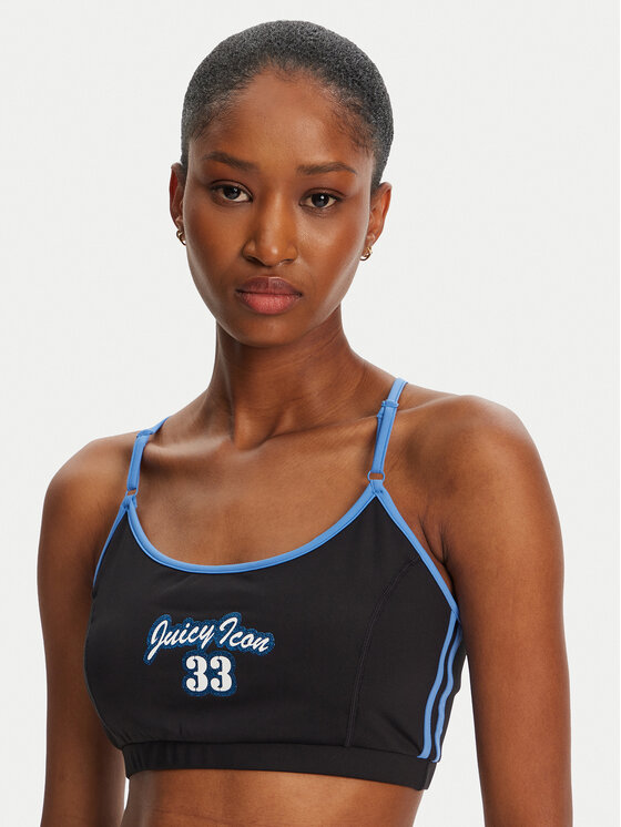 Juicy Couture Juicy Couture Бюстгальтер-топ JCSNS125404 Чорний