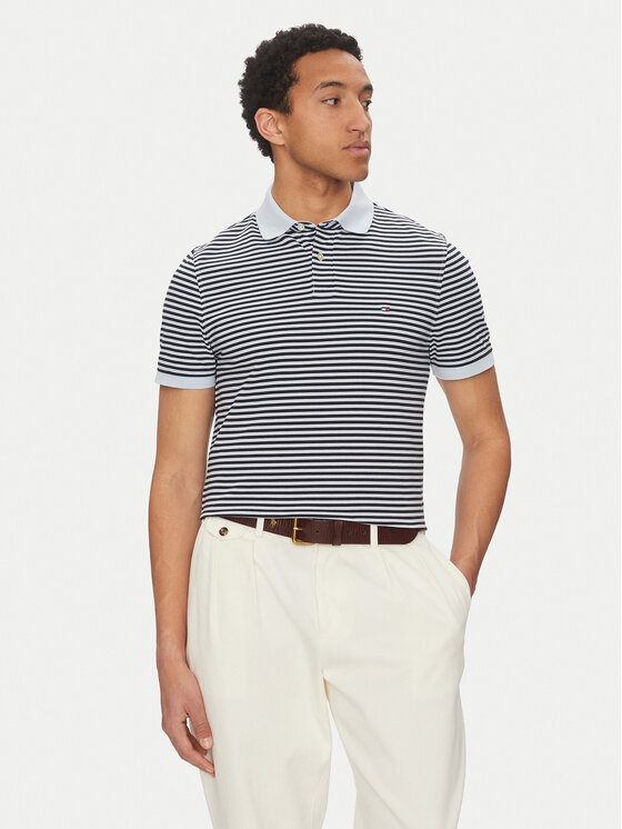 Tommy Hilfiger Tommy Hilfiger Polo majica 1985 MW0MW17770 Mornarsko modra Regular Fit