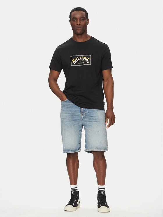 Billabong Billabong Футболка Arch EBYZT00167 Чорний Regular Fit