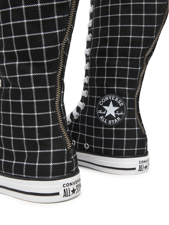 Converse Кеди Converse Chuck Taylor All Star XXHi Plaid A13019C Чорний