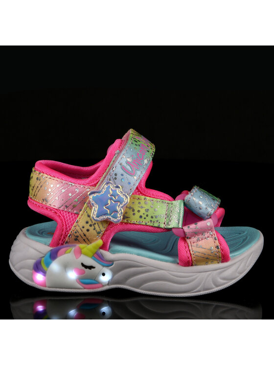 Skechers Sandály Skechers Unicorn Dreams Sandal-Majestic Bliss 302682N/PKMT Růžová