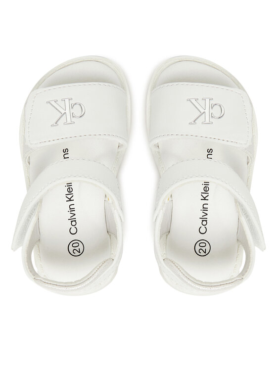 Calvin Klein Jeans Sandale Calvin Klein Jeans V1A2-82039-1013X M Alb