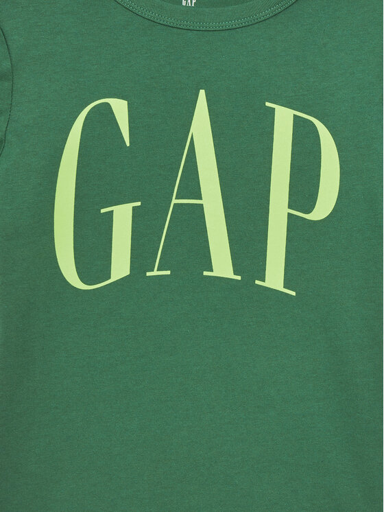 Gap Gap Marškinėliai 708411-00 Žalia Regular Fit
