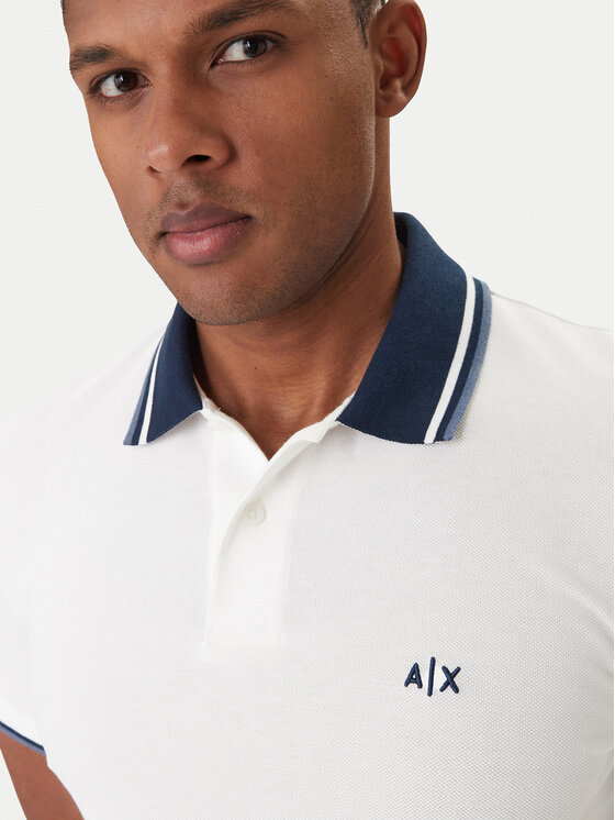 Armani Exchange Armani Exchange Polo XM002350 AF10366 U0009 Blanco Regular Fit