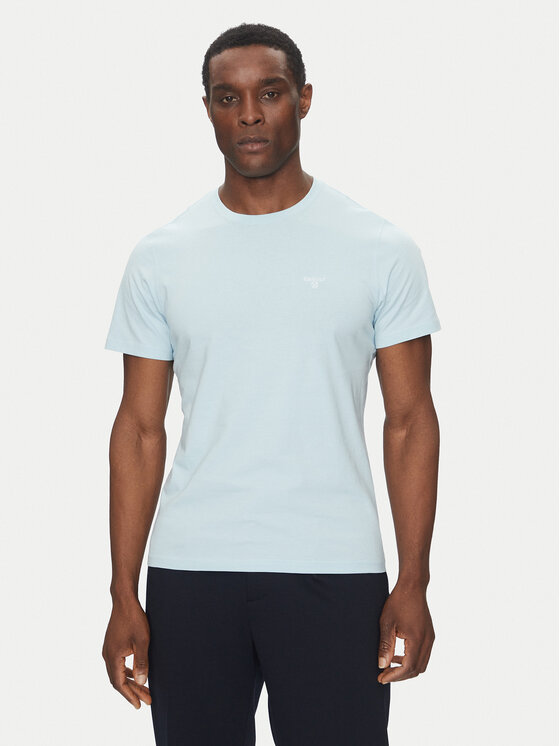 Barbour Barbour T-Shirt Essential Sports MTS0331BU17 Γαλάζιο Tailored Fit
