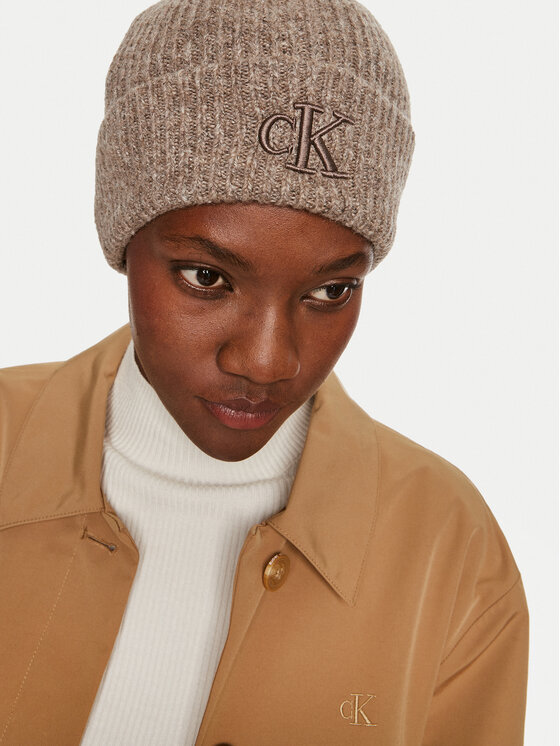 Calvin Klein Kapa Calvin Klein Thick Embroidery K60K612321 Bež