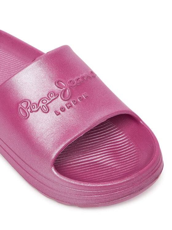 Pepe Jeans Шльопанці Pepe Jeans Beach Slidemet PLS70165 Рожевий